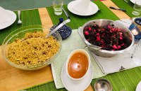Couscous und Rote Beete Salat