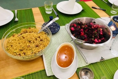 Couscous und Rote Beete Salat